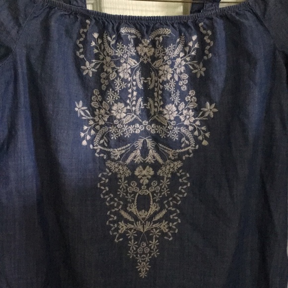 Art Class embroidered denim dress - Picture 3 of 7